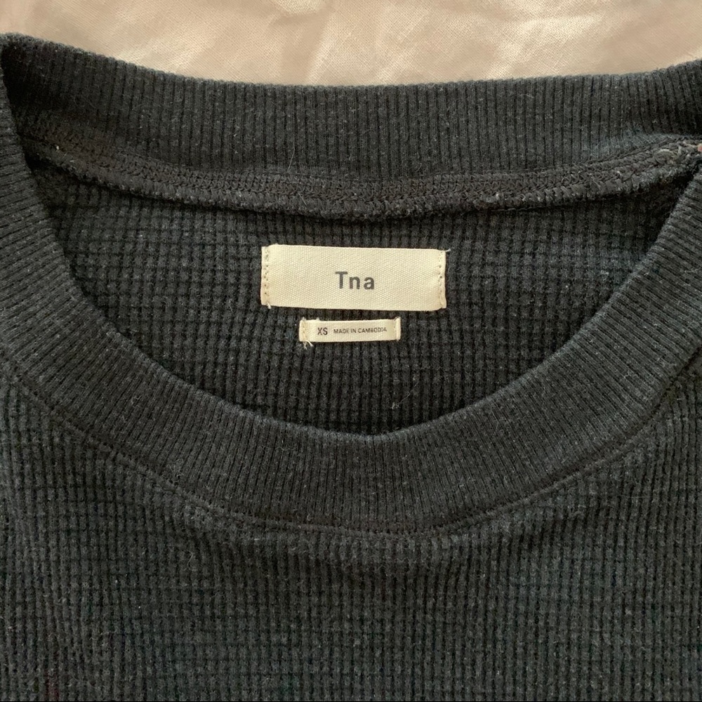 TNA waffle sweatshirt